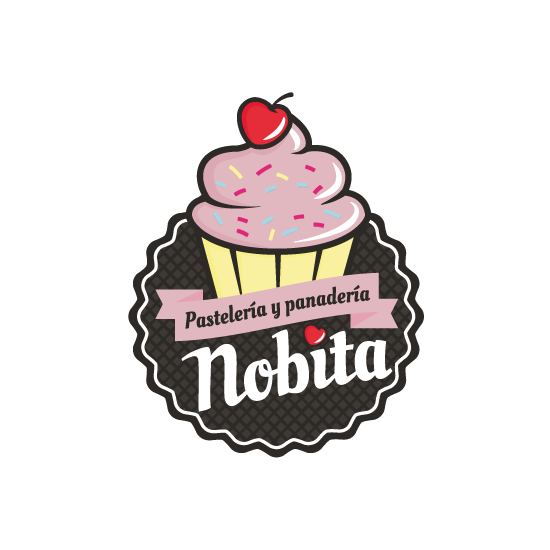 branding logo pasteleria nobita